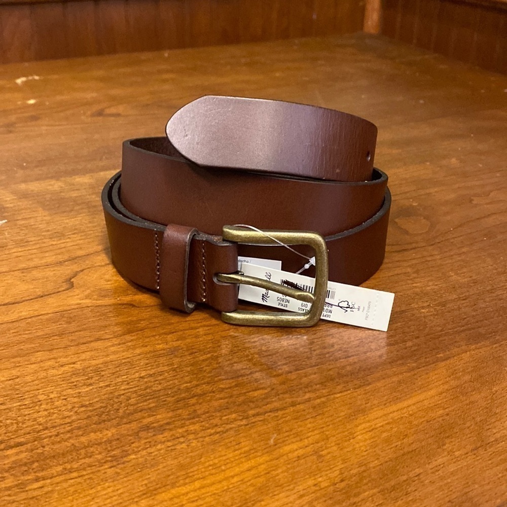 MadeWell Thin Leather Belt NE805